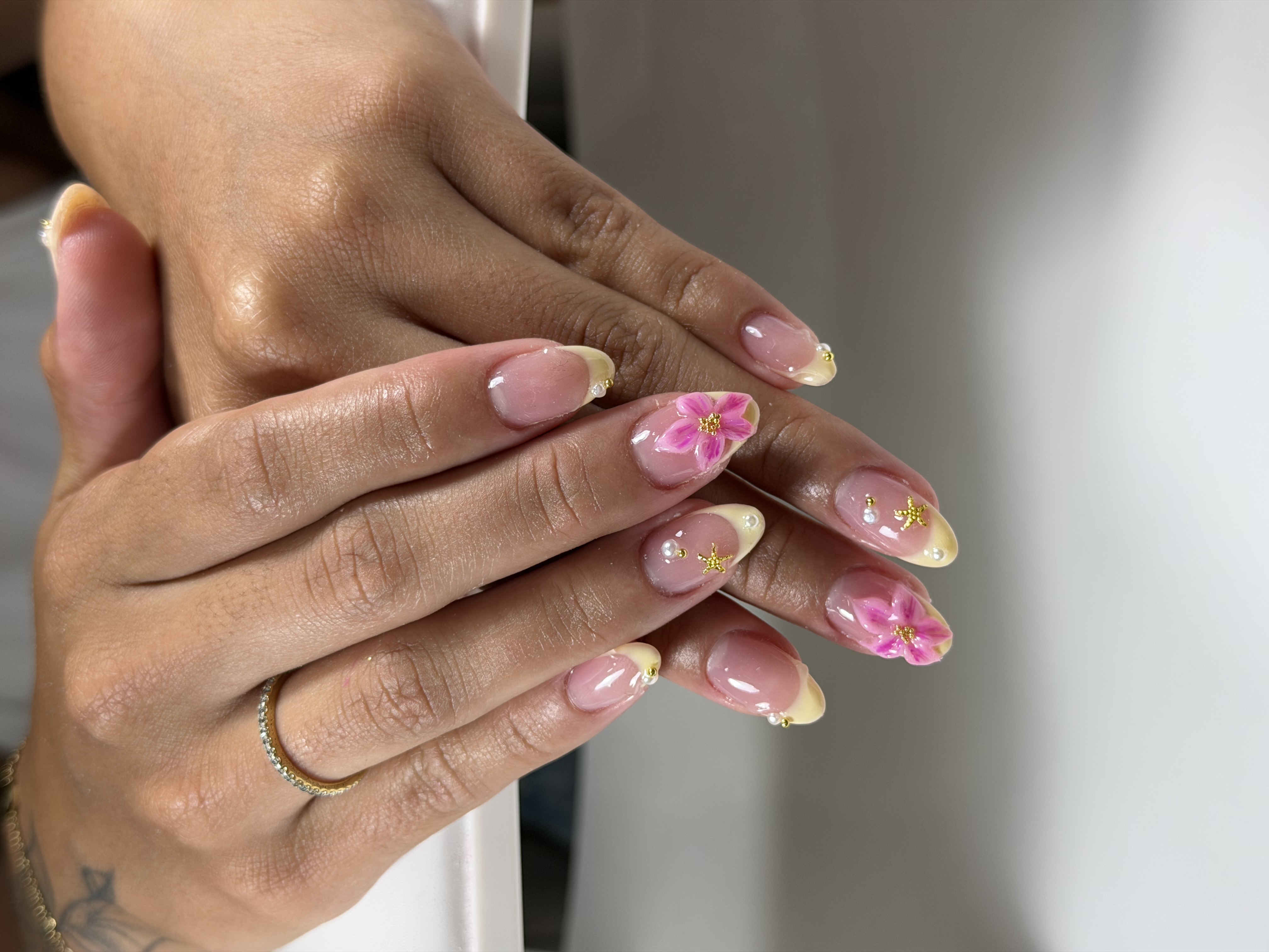 Acrílico con nail art 3