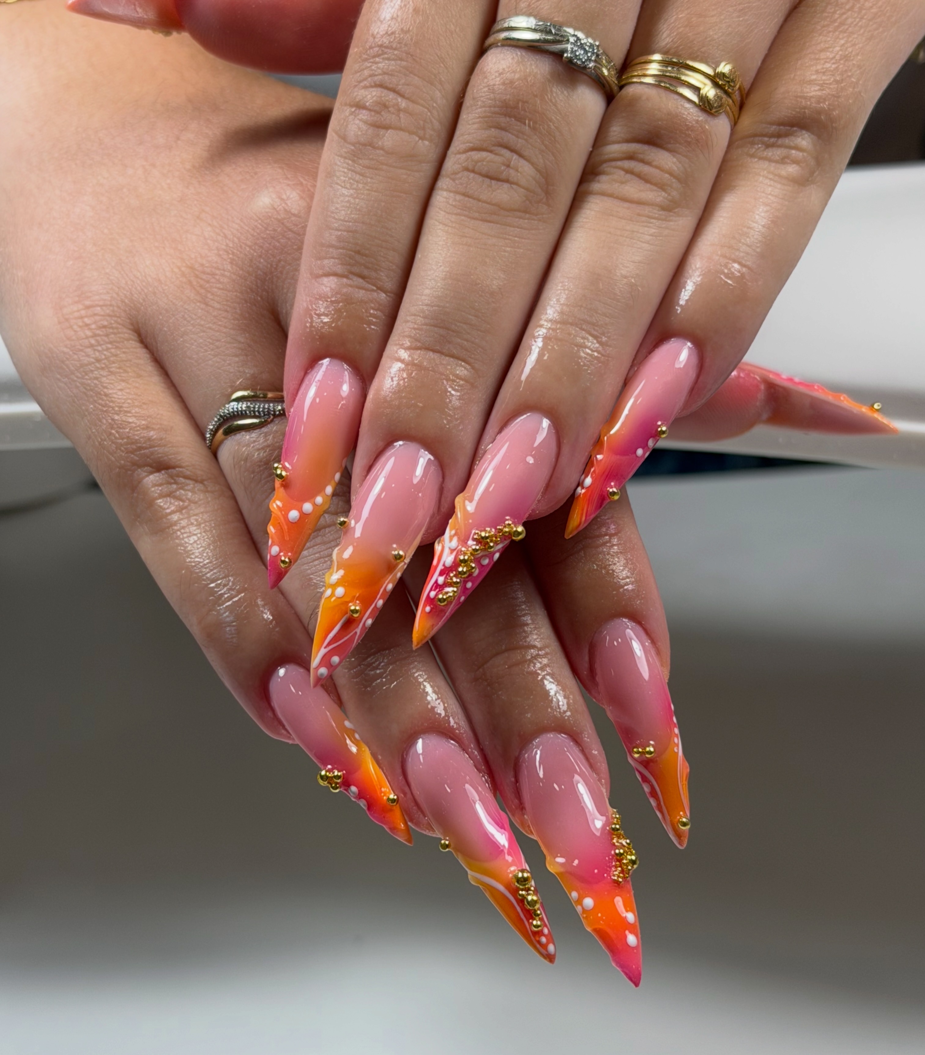 Gel con nail art 1